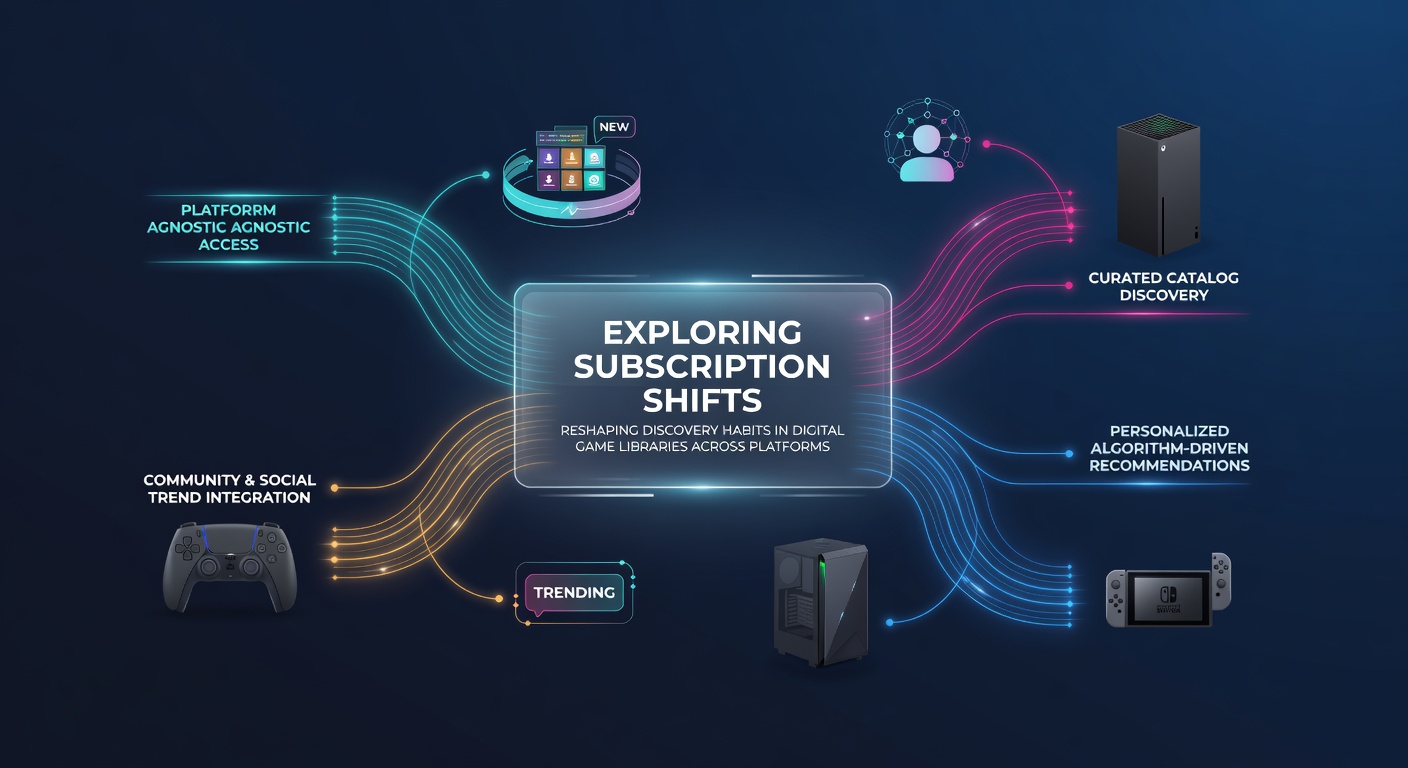 User navigating subscription game recommendations on a console interface
