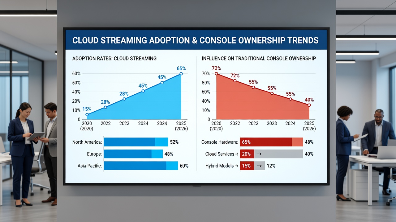 Multi-platform gamers comparing local console play with cloud streaming options
